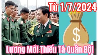 Mức lương mới của Thiếu tá Quân đội từ 0172024 khi cải cách tiền lương dựa trên yếu tố nào [upl. by Forest933]