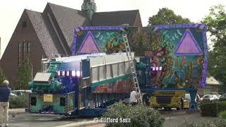 Kermis Lisse 2019 Transport en opbouw Deel 3 [upl. by Ecneralc]