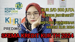 Prediksi Skema Pinjaman KUR 2024  KUR sd 500 juta tanpa jaminan [upl. by Jacobina]