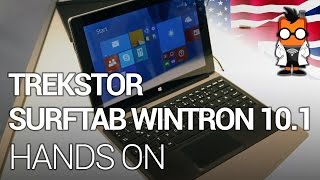 TrekStor SurfTab Wintron 101 Hands On [upl. by Corabella]