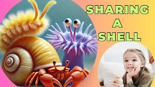 Sharing a Shell 🐚 kidsstories childrensbook readaloud kidslearning [upl. by Nathanil]