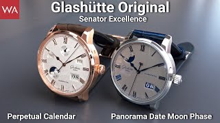 Glashütte Original Senator Excellence Perpetual Calendar amp Panorama Date Moon Phase Line Extension [upl. by Sherburne]