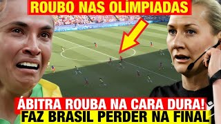 OLÍMPIADAS  ROUBO NAS OLÍMPIADAS Ábitra ROUBA NA CARA DURA Faz Brasil PERDER NA FINAL [upl. by Wynn]