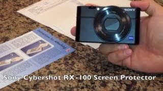 Sony Cybershot DSCRX100 screen protector [upl. by Amahs]