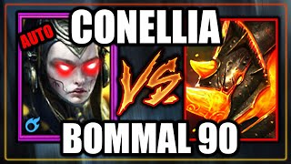 🔥 CONELLIA VS BOMMAL 90 SOLO  HARD DOOM TOWER 🔥 WE DID IT   Raid Shadow legends [upl. by Sivat]