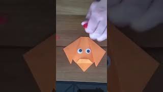 KOLAY ORİGAMİ Köpek nasıl yapılır1sınıf  2sınıf  3sınıf etkinlik kağıtköpek origami köpek [upl. by Ejroj]