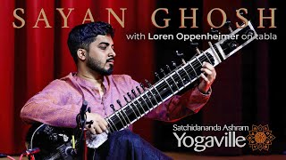 Sayan Ghosh Sitar Recital at Satchidananda AshramYogaville [upl. by Assital]