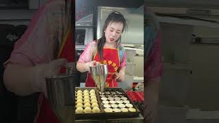 Complete Takoyaki Making Process  Asian Street Food streetfood asianfood takoyaki [upl. by Ynnattirb]