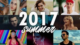 SUMMER HITS 2017  Mashup 60 Songs  T10MO [upl. by Ennazus]