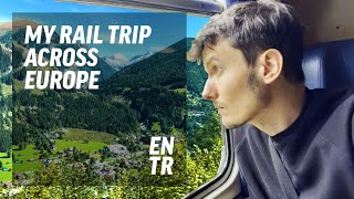 My interrail trip across Europe 3 cities 4 countries in 5 days [upl. by Adialeda]