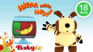 Hippa Hippa Hey 😍 🧩 Puzzles Games and Adventure  Cartoons  Playground of Toys BabyTV [upl. by Larrej]