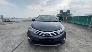 Sep 2015 Toyota Corolla Altis 16A Elegance [upl. by Culbertson]