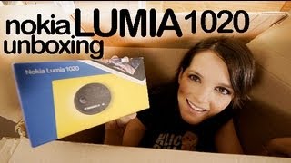 Nokia Lumia 1020 unboxing [upl. by Novah853]