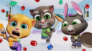 Talking Tom 👀 Paskudne małe robaki 🍿 Season 2 🍿 Super Toons TV Po Polsku [upl. by Debee]