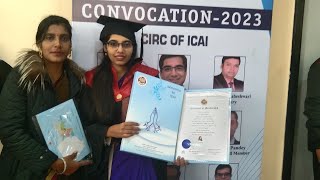 ICAI Convocation 24 January 2023 Sharing very late with all [upl. by Wadesworth]