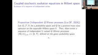 HilbertSpace Valued LQ Mean Field Games An InfiniteDimensional Analysis [upl. by Ocsisnarf]