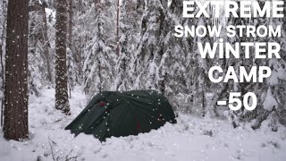 39C WINTER CAMPING IN THE WARMEST HOT TENT ON EARTH  ALONE OVERNIGHT  ASMR [upl. by Leasia247]