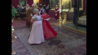 “Ding Dong Bell” Regency Dance  Thompson 1791  Belvoir Castle Dec 2023 [upl. by Arenahs]