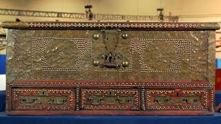 Persian Shiraz Chest ca 1900  Web Appraisal  Boise [upl. by Neerihs192]