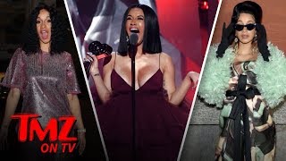 Cardi Bs Not Letting Pregancy Stop Her From Performing at Coachella  TMZ TV [upl. by Barger]