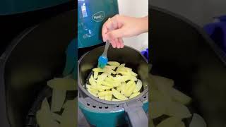 Air Fryer Fries trending friesrecipe fries music song airfryer [upl. by Dnalel]