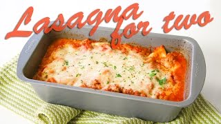 Lasagna for Two Recipe  Season 2 Ep 11  Chef Julie Yoon [upl. by Gamin]