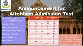 Aitchison Admission Test Preparation successtips preparationjourney [upl. by Ennoirb388]