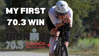 MY FIRST AGE GROUP WIN AT IRONMAN CANADA 703 [upl. by Tsenrae]