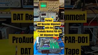 Perfect DAT Recorder Alignment Tascam DAP1 with the DAT Audio Check Tape PARD01 datrecorder [upl. by Aokek115]