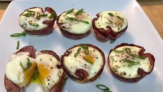 EASY quotBAKED HAM N EGG CUPSquot PAULA DEENS SOUTHERN COOKING RECIPE [upl. by Atterahs]