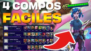 4 Mejores Composiciones FACILES en TFT Arcane  Set 12 [upl. by Anotyal]