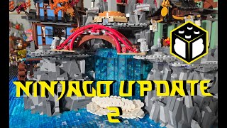 Custom Ninjago MOC Update 2 Lego Waterfall and Cave [upl. by Hodgson666]