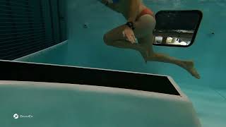 Hydrotherapy Exercises  SL Bounding on Slanted Pad for PostOp ACL Patients [upl. by Didier]