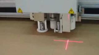 Corrugated carton box sample cutter Robot para muestras en cartón corrugado [upl. by Nyved]