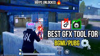 Best GFX TOOL For BgmiPubg 90FPS Unlocked Update 33 🔥✔️pubgmobile [upl. by Carnahan]