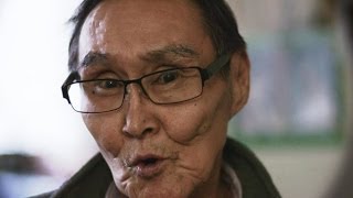 Yupik storyteller John Active shares a scary story [upl. by Lyrpa]