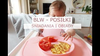 BLW pierwsze posiłki  śniadania obiady 78 miesięcy [upl. by Akived]