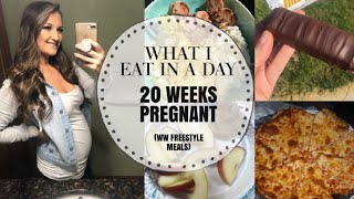 WHAT I EAT IN A DAY  HEALTHY PREGNANCY  WW FREESTYLE MEALS [upl. by Luap350]