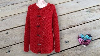 Cardigan Nina Crochet toutes tailles quotLidia Crochet Tricotquot [upl. by Myrtle]