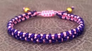 How Do You Make a Bracelet with String Easy DIY Bracelet Tutorial for Beginners [upl. by Arundell]