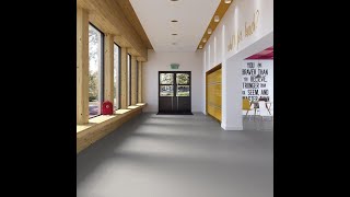 Polysafe Quicklay  safety flooring for adhesive free installation [upl. by Rodrich]