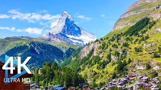 Alpine Escape 4K Tour of Zermatt amp the Matterhorn [upl. by Yedrahs]