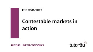 Contestable Markets  Contestability in Action  Economics Revision [upl. by Aifos800]