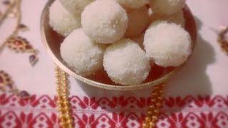 নাৰিকলৰ লাৰু  coconut ladoo recipe  narikol laru  Ladoo recipe in Assamese  bindassmonidipa [upl. by Nove999]