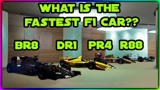 What is The FASTEST F1 Car in GTA 5 Outcome May Surprise You PR4 R88 DRI BR8 [upl. by Wolk]