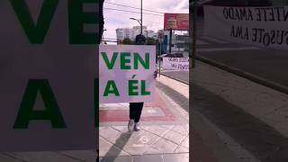 EVANGELISMO EN LA CALLE jesus evangelismo viral videos trending amor shorts [upl. by Lennox]