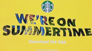 STARBUCKS COFFEE COMMERCIAL 2024  WERE ON SUMMERTIME  HERE COMES THE HOTSTEPPER  LNI KAMOZE [upl. by Amlet]