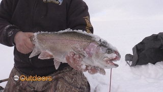 Ice Fishing at Strawberry [upl. by Heywood]