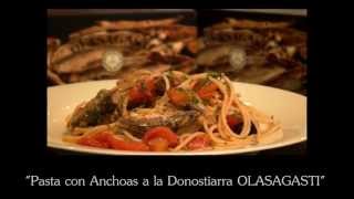 Pasta con Anchoas a la donostiarra Olasagasti [upl. by Oys]