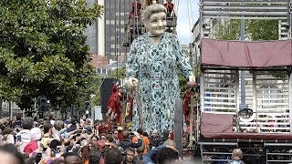 Les géants de la compagnie ROYAL de LUXE Nantes Perth Liverpool [upl. by Milinda321]